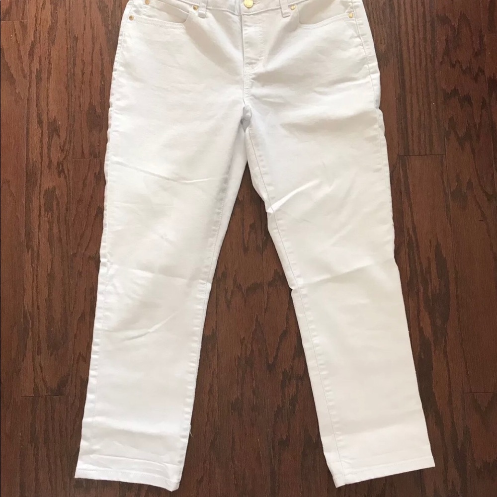 Jennifer Lopez white 5 pocket capris women’s Sz 10